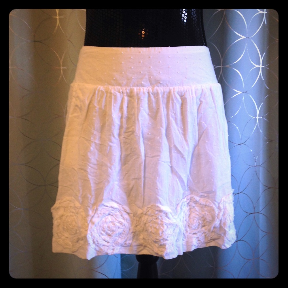 Wet seal skirt